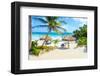 Tulum Beach Yucatan in Mexico-null-Framed Art Print