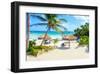 Tulum Beach Yucatan in Mexico-null-Framed Art Print