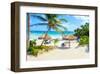 Tulum Beach Yucatan in Mexico-null-Framed Art Print