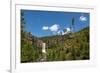 Tumalo Falls, a 97-foot waterfall on Tumalo Creek, in the Cascade Range west of Bend, Oregon, Unite-Martin Child-Framed Photographic Print