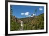 Tumalo Falls, a 97-foot waterfall on Tumalo Creek, in the Cascade Range west of Bend, Oregon, Unite-Martin Child-Framed Photographic Print