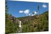 Tumalo Falls, a 97-foot waterfall on Tumalo Creek, in the Cascade Range west of Bend, Oregon, Unite-Martin Child-Mounted Photographic Print