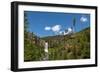 Tumalo Falls, a 97-foot waterfall on Tumalo Creek, in the Cascade Range west of Bend, Oregon, Unite-Martin Child-Framed Photographic Print