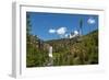 Tumalo Falls, a 97-foot waterfall on Tumalo Creek, in the Cascade Range west of Bend, Oregon, Unite-Martin Child-Framed Photographic Print