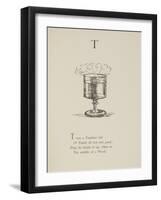 Tumbler Illustrations and Verse From Nonsense Alphabets by Edward Lear.-Edward Lear-Framed Giclee Print