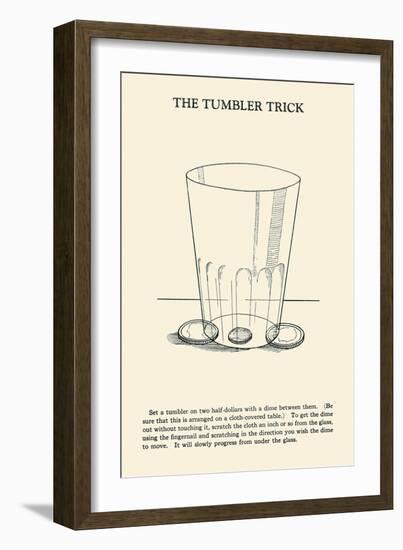 Tumbler Trick-null-Framed Art Print