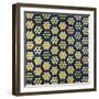 Tumbling Blocks Coverlet, American, 19th Century-null-Framed Premium Giclee Print