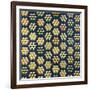 Tumbling Blocks Coverlet, American, 19th Century-null-Framed Giclee Print