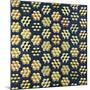 Tumbling Blocks Coverlet, American, 19th Century-null-Mounted Giclee Print