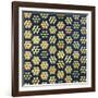 Tumbling Blocks Coverlet, American, 19th Century-null-Framed Giclee Print