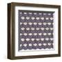 Tumbling Blocks - Plum-Susan Clickner-Framed Giclee Print