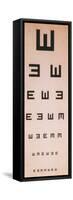 Tumbling E Eye Chart-Science Source-Framed Stretched Canvas