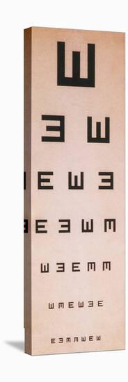 Tumbling E Eye Chart-Science Source-Stretched Canvas