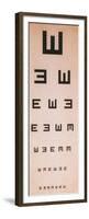 Tumbling E Eye Chart-Science Source-Framed Premium Giclee Print