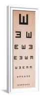 Tumbling E Eye Chart-Science Source-Framed Premium Giclee Print