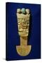 Tumi or Ceremonial Knife in the Shape of Naylamp, Chimu-null-Stretched Canvas