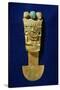 Tumi or Ceremonial Knife in the Shape of Naylamp, Chimu-null-Stretched Canvas