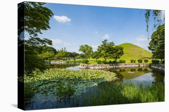 Tumuli Park with its Tombs from the Shilla Monarchs-Michael-Stretched Canvas