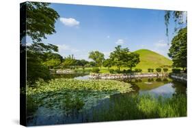 Tumuli Park with its Tombs from the Shilla Monarchs-Michael-Stretched Canvas