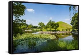 Tumuli Park with its Tombs from the Shilla Monarchs-Michael-Framed Stretched Canvas