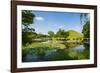 Tumuli Park with its Tombs from the Shilla Monarchs-Michael-Framed Photographic Print