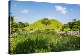 Tumuli Park with its Tombs from the Shilla Monarchs-Michael-Stretched Canvas