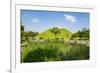 Tumuli Park with its Tombs from the Shilla Monarchs-Michael-Framed Photographic Print