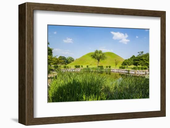 Tumuli Park with its Tombs from the Shilla Monarchs-Michael-Framed Photographic Print