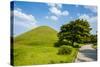 Tumuli Park with its Tombs from the Shilla Monarchs-Michael Runkel-Stretched Canvas