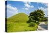 Tumuli Park with its Tombs from the Shilla Monarchs-Michael Runkel-Stretched Canvas