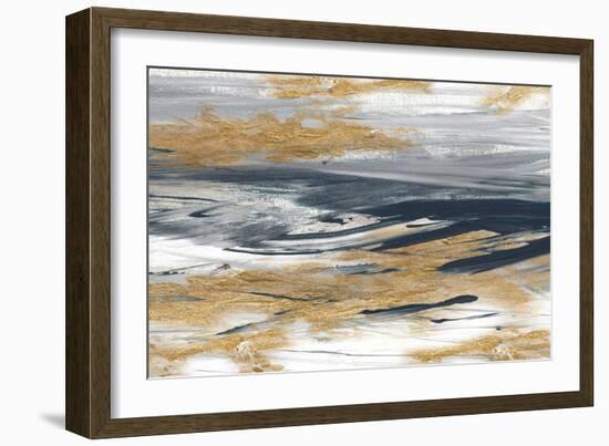 Tumultuous Navy-Susan Jill-Framed Art Print