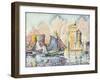 Tuna Boat Entering the Port of La Rochelle-Paul Signac-Framed Giclee Print