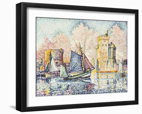 Tuna Boat Entering the Port of La Rochelle-Paul Signac-Framed Giclee Print