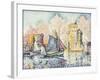 Tuna Boat Entering the Port of La Rochelle-Paul Signac-Framed Premium Giclee Print