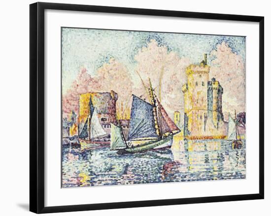 Tuna Boat Entering the Port of La Rochelle-Paul Signac-Framed Giclee Print