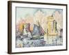 Tuna Boat Entering the Port of La Rochelle-Paul Signac-Framed Giclee Print