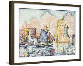 Tuna Boat Entering the Port of La Rochelle-Paul Signac-Framed Giclee Print