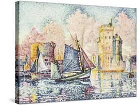 Tuna Boat Entering the Port of La Rochelle-Paul Signac-Stretched Canvas