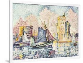 Tuna Boat Entering the Port of La Rochelle-Paul Signac-Framed Giclee Print