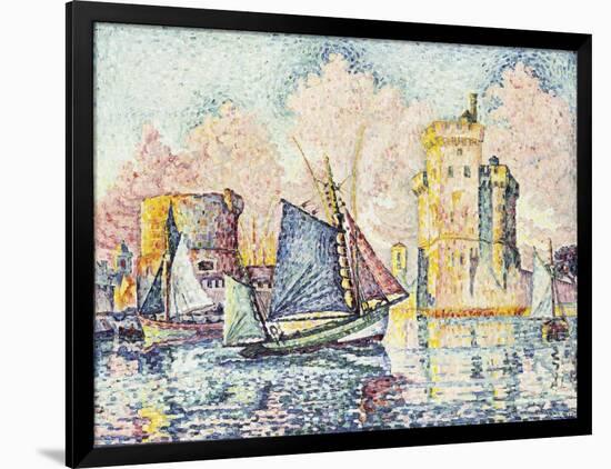 Tuna Boat Entering the Port of La Rochelle-Paul Signac-Framed Giclee Print