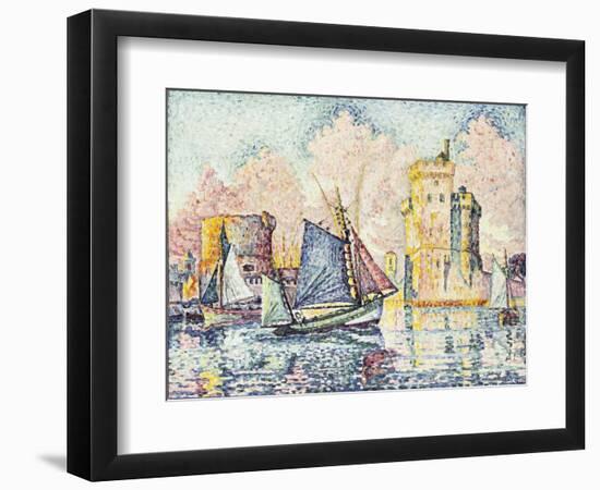 Tuna Boat Entering the Port of La Rochelle-Paul Signac-Framed Premium Giclee Print