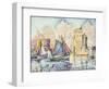 Tuna Boat Entering the Port of La Rochelle-Paul Signac-Framed Premium Giclee Print