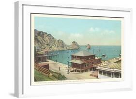 Tuna Club, Avalon, Santa Catalina Island-null-Framed Art Print