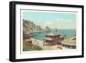 Tuna Club, Avalon, Santa Catalina Island-null-Framed Art Print