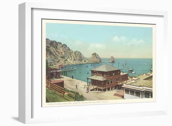 Tuna Club, Avalon, Santa Catalina Island-null-Framed Art Print