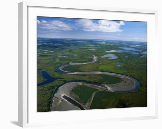 Tundra in Alaska-Danny Lehman-Framed Photographic Print