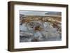 Tundra near glacier Eqip (Eqip Sermia) in western Greenland, Denmark-Martin Zwick-Framed Photographic Print