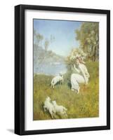 Tune for the Lambs-John Collier-Framed Giclee Print