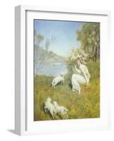 Tune for the Lambs-John Collier-Framed Giclee Print