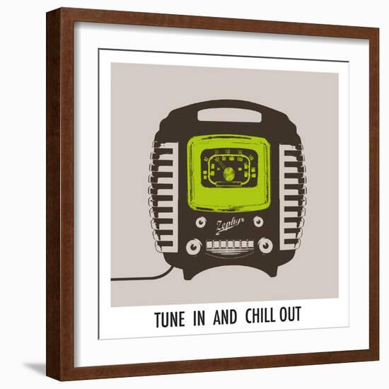 Tune In and Chill Out-Ben James-Framed Giclee Print